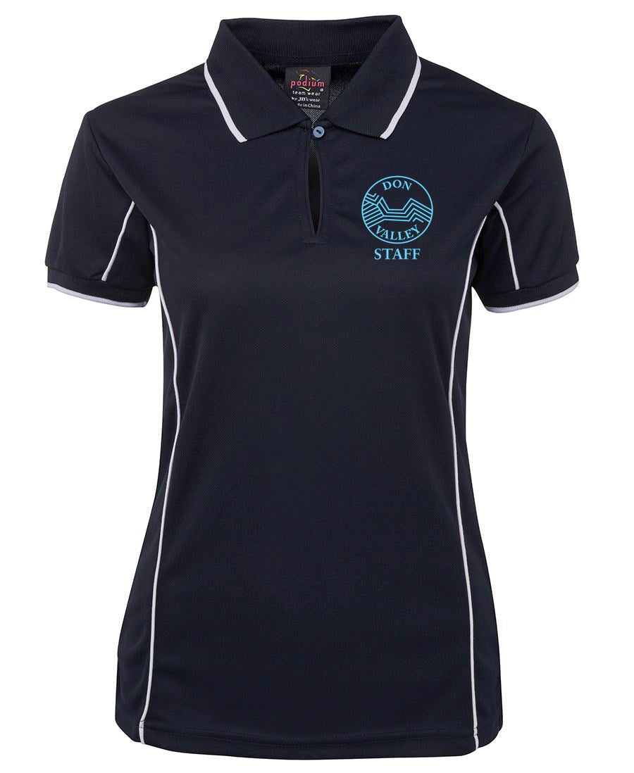 Ladies Fit Piping Polo