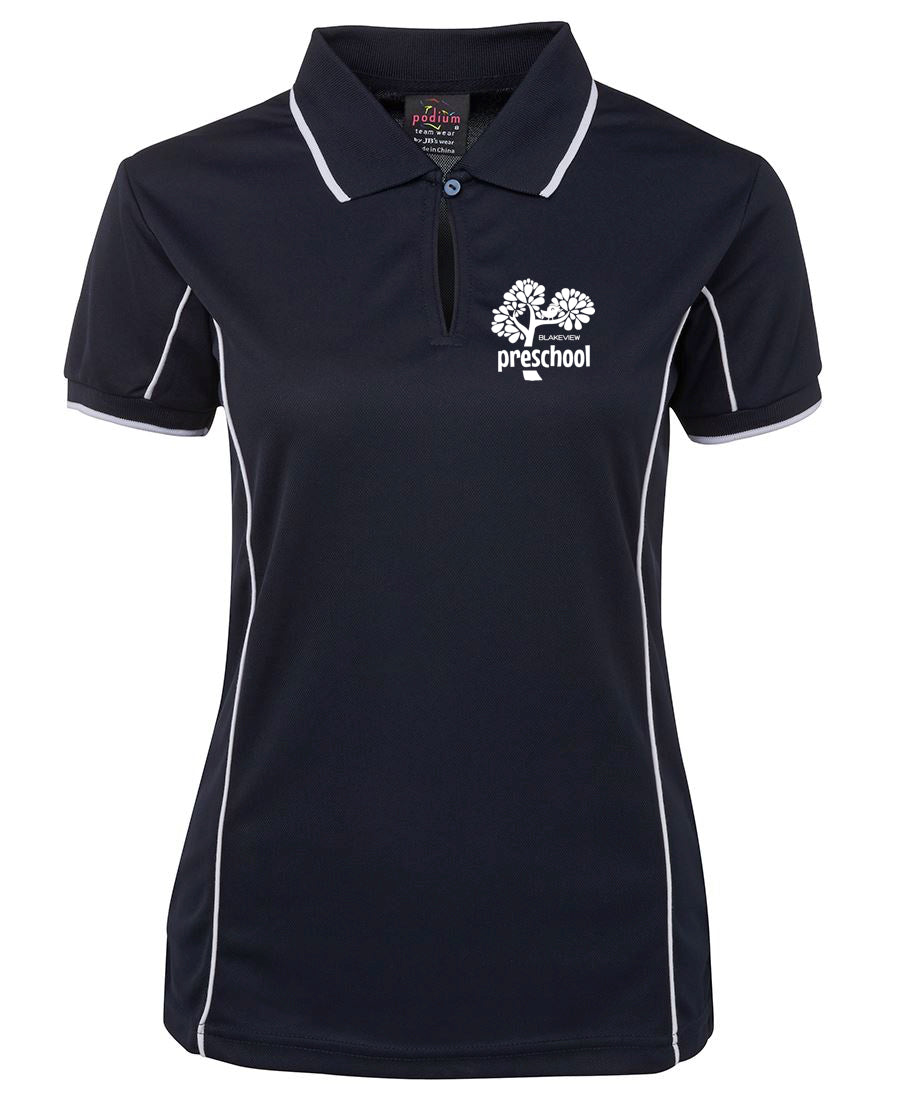 Ladies Fit Piping Polo