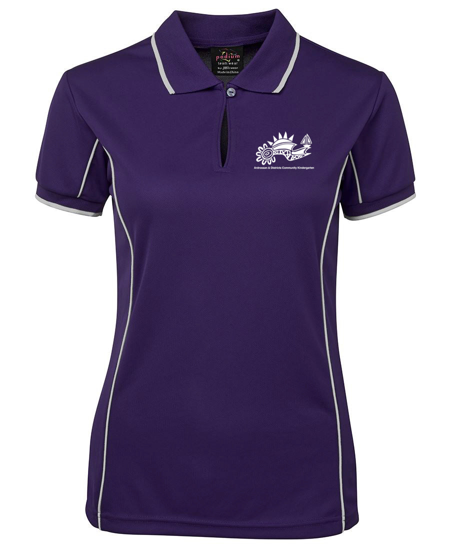 Ladies Fit Piping Polo