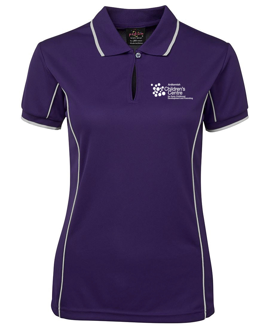 Ladies Fit Piping Polo