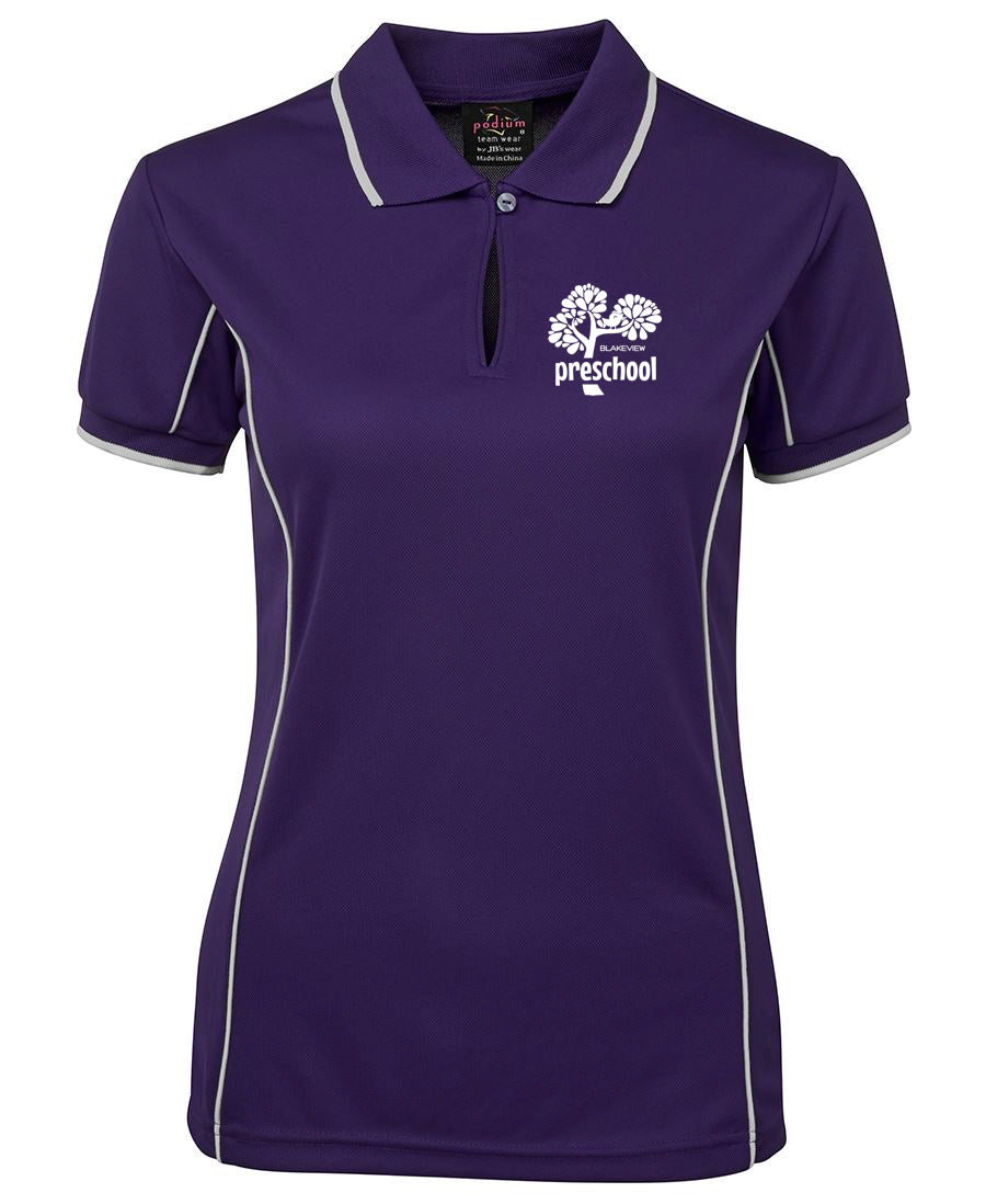 Ladies Fit Piping Polo