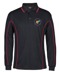 LONG SLEEVE PIPING POLO STAFF