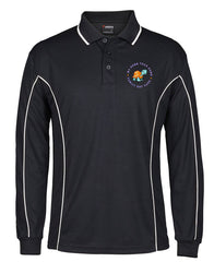 LONG SLEEVE PIPING POLO STAFF