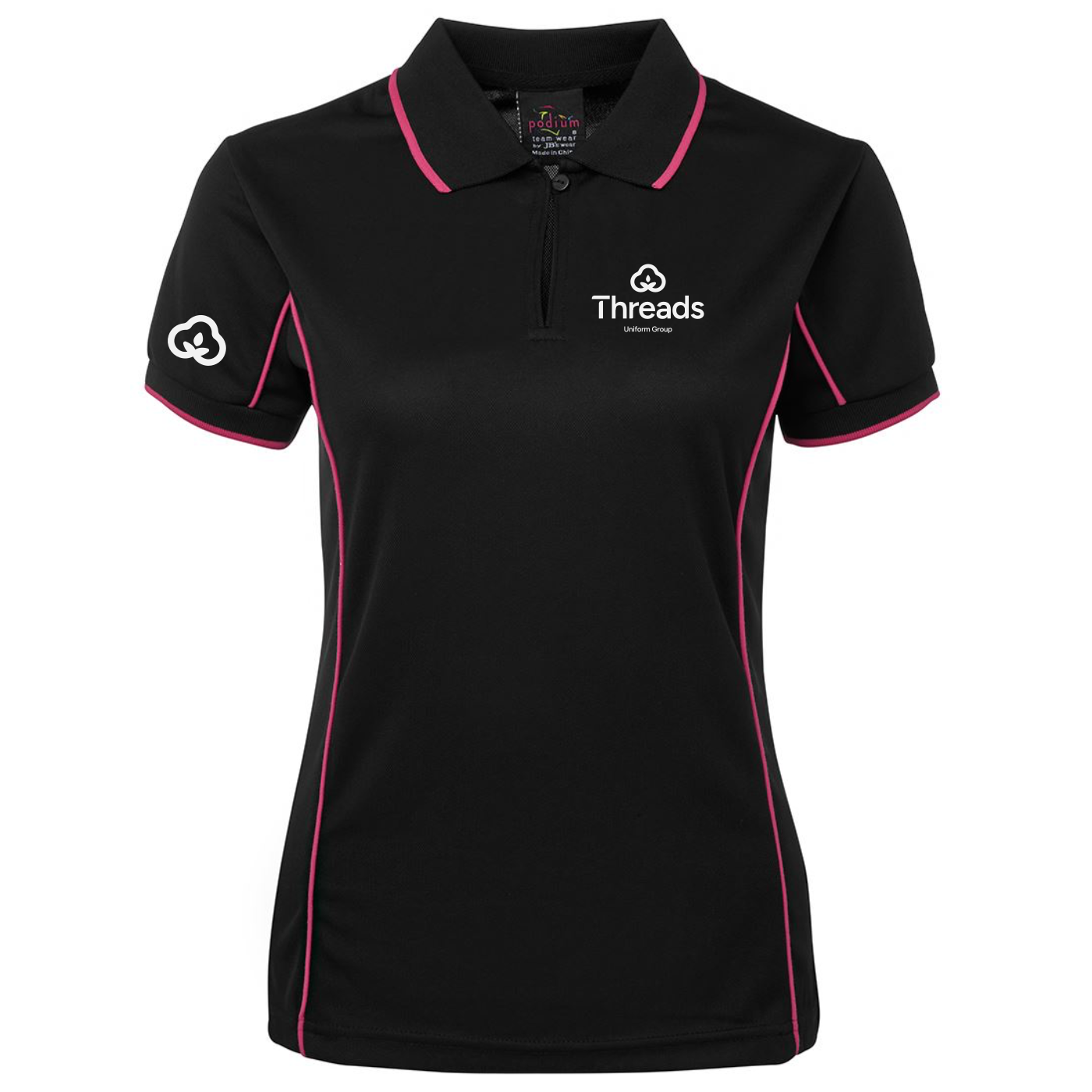 Ladies Fit Piping Polo - TUG