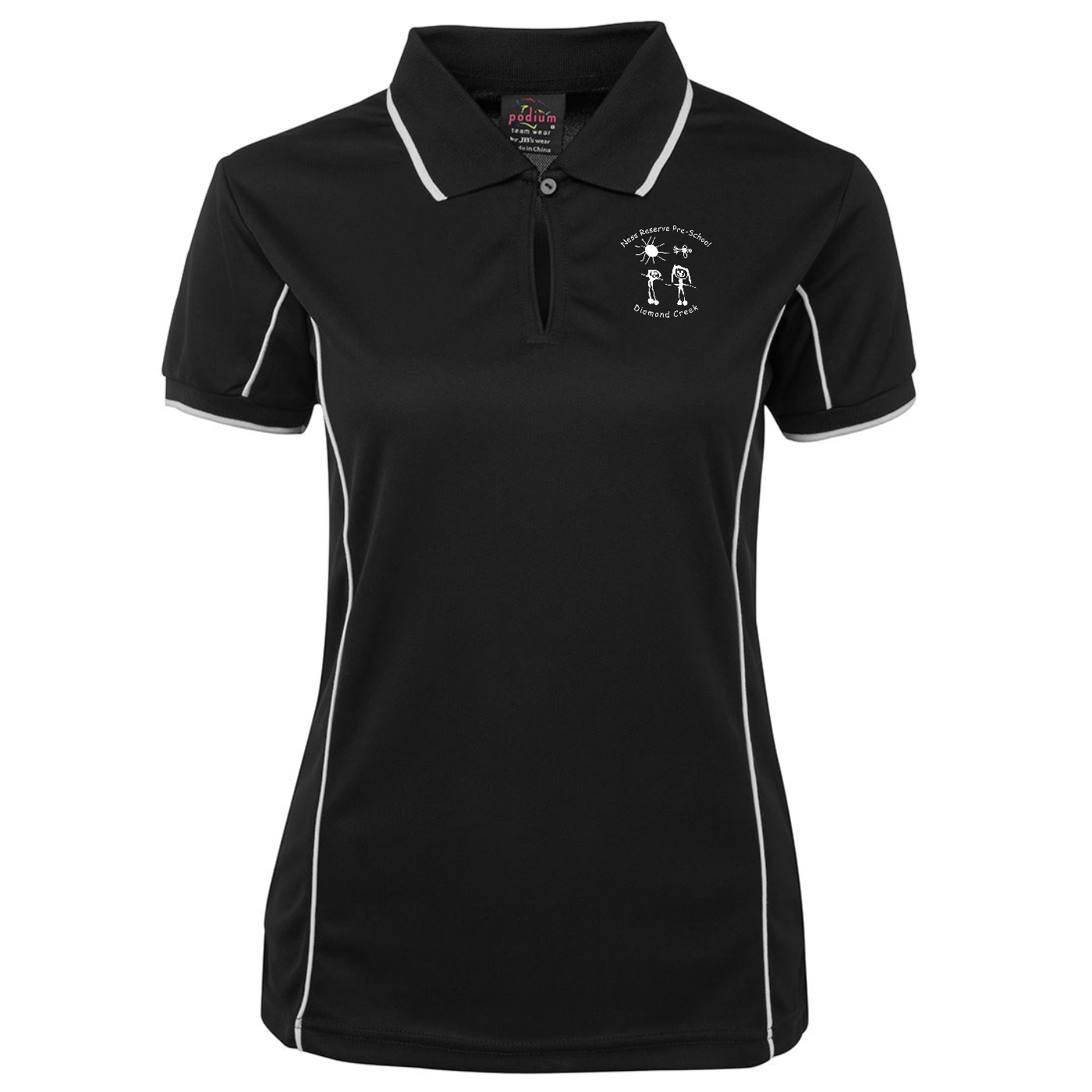 Ladies Fit Piping Polo