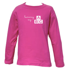 Learning My ABC - LONG SLEEVE TEE