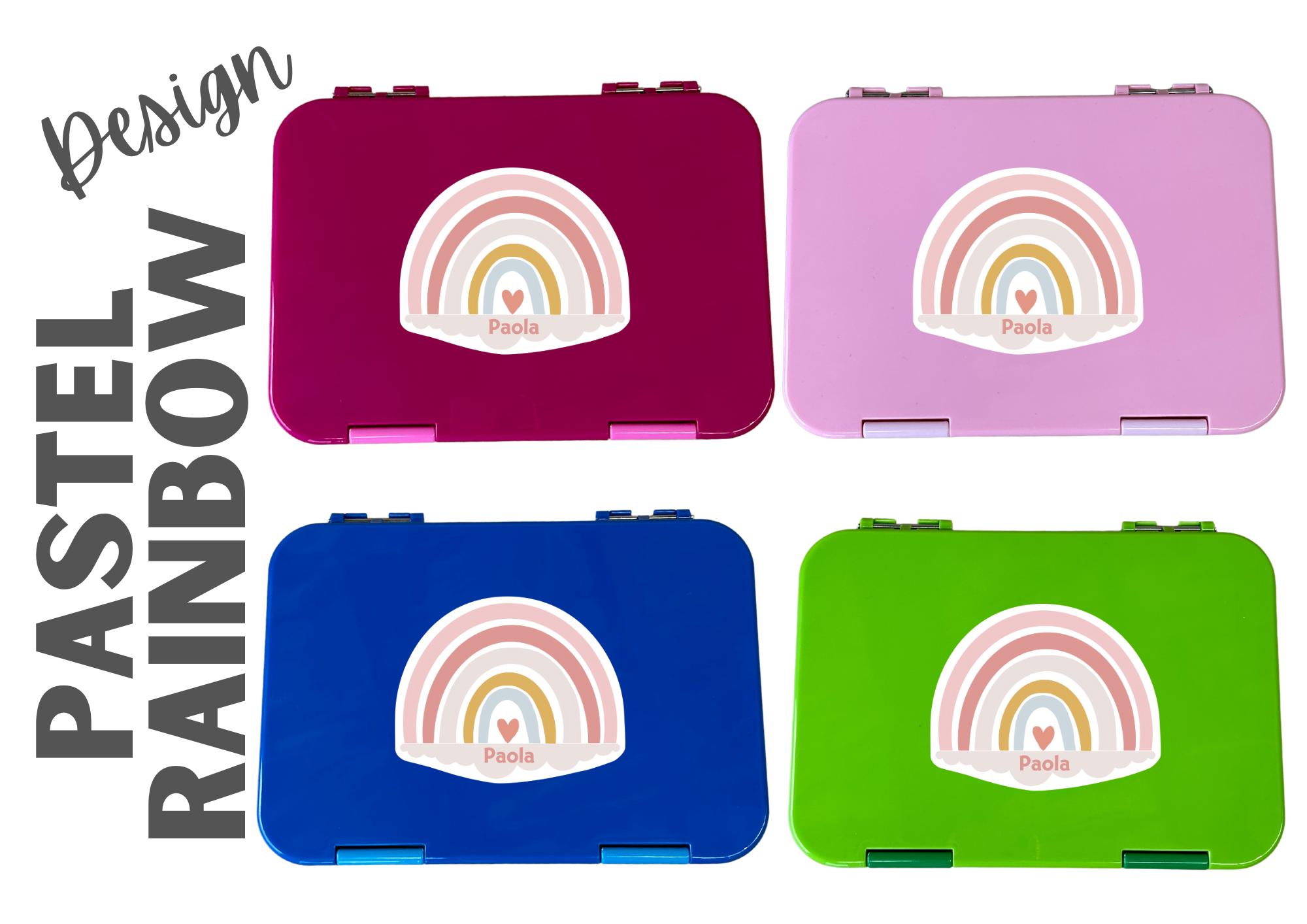 Personalised Bento Lunch Box - MEDIUM