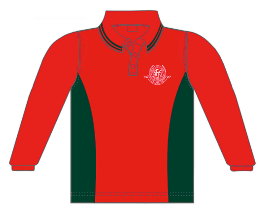 Long Sleeve Polo (Pique)