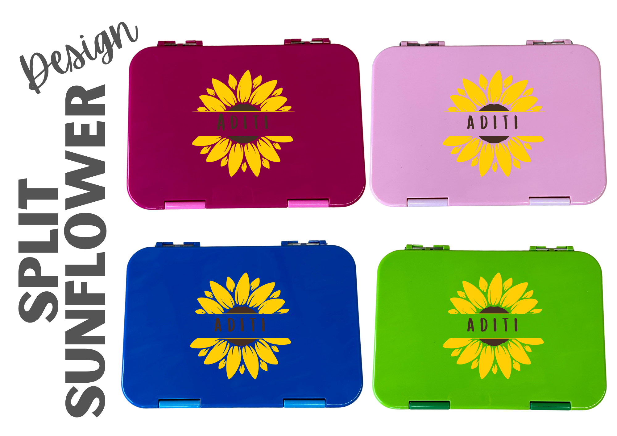 Personalised Bento Lunch Box - MEDIUM