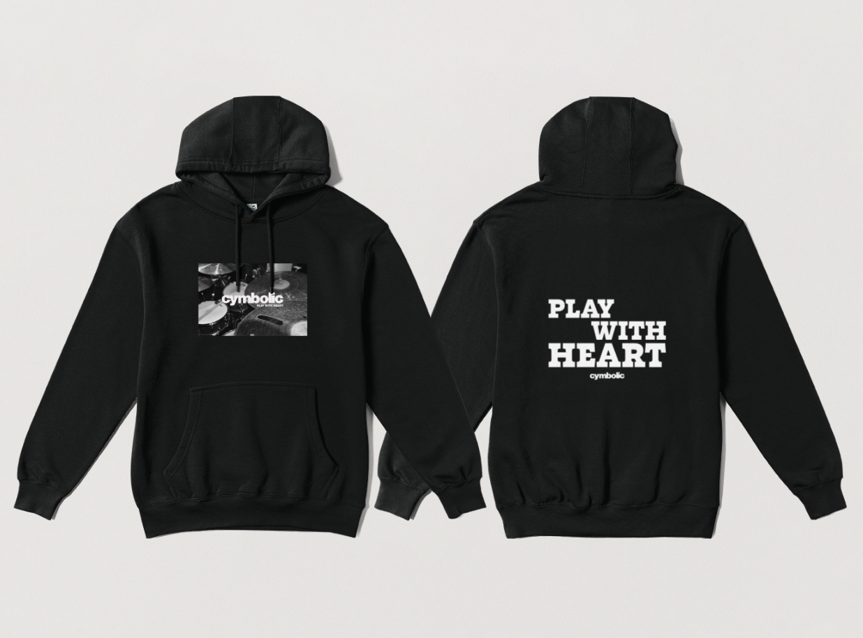 FLEECY HOODIE W/ BACK PRINT