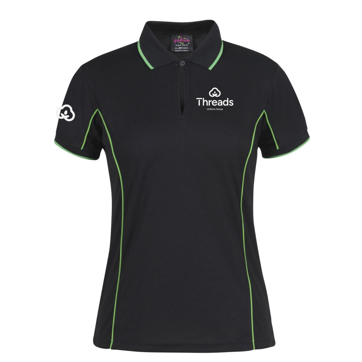 Ladies Fit Piping Polo - TUG