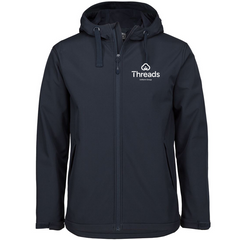 Pdm Water Resistant Hooded Softshell Jacket