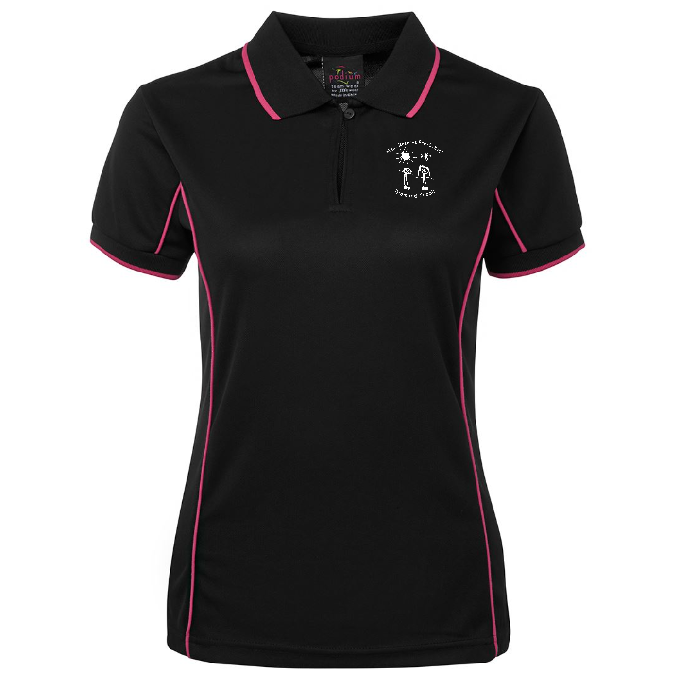 Ladies Fit Piping Polo