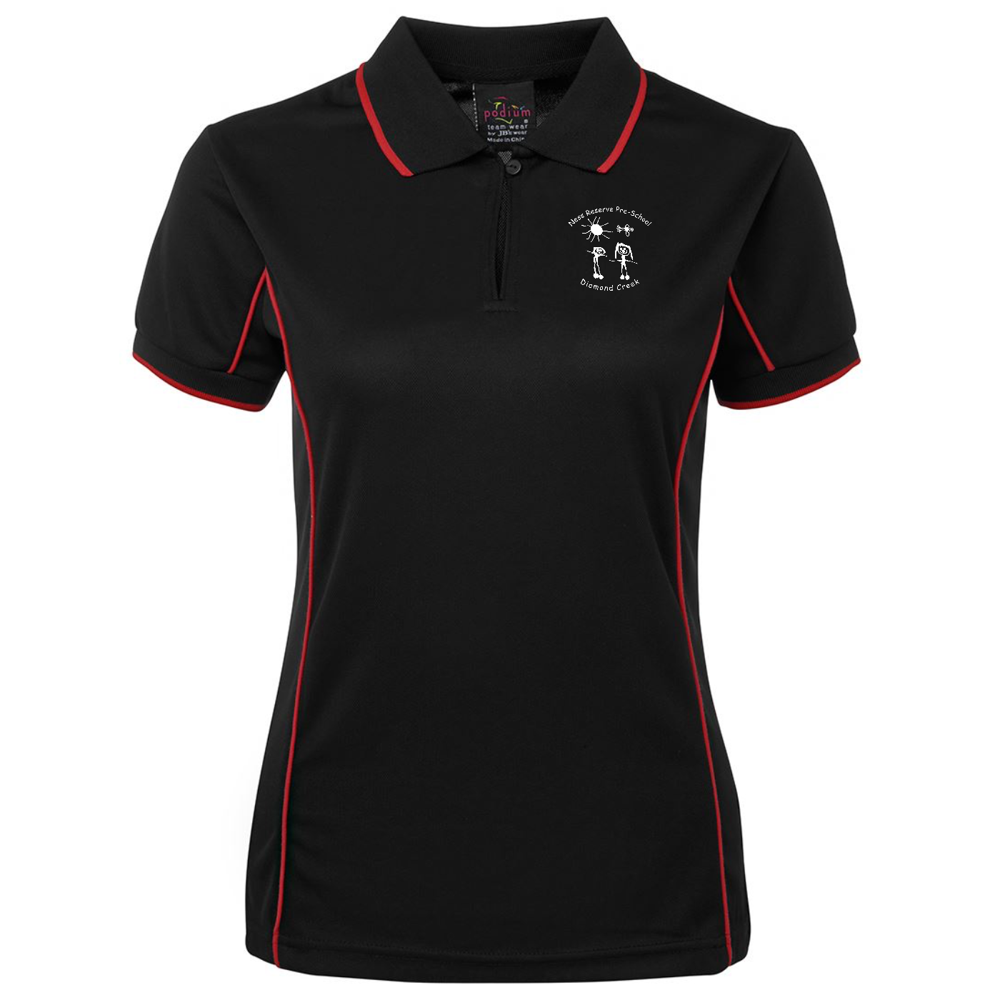 Ladies Fit Piping Polo
