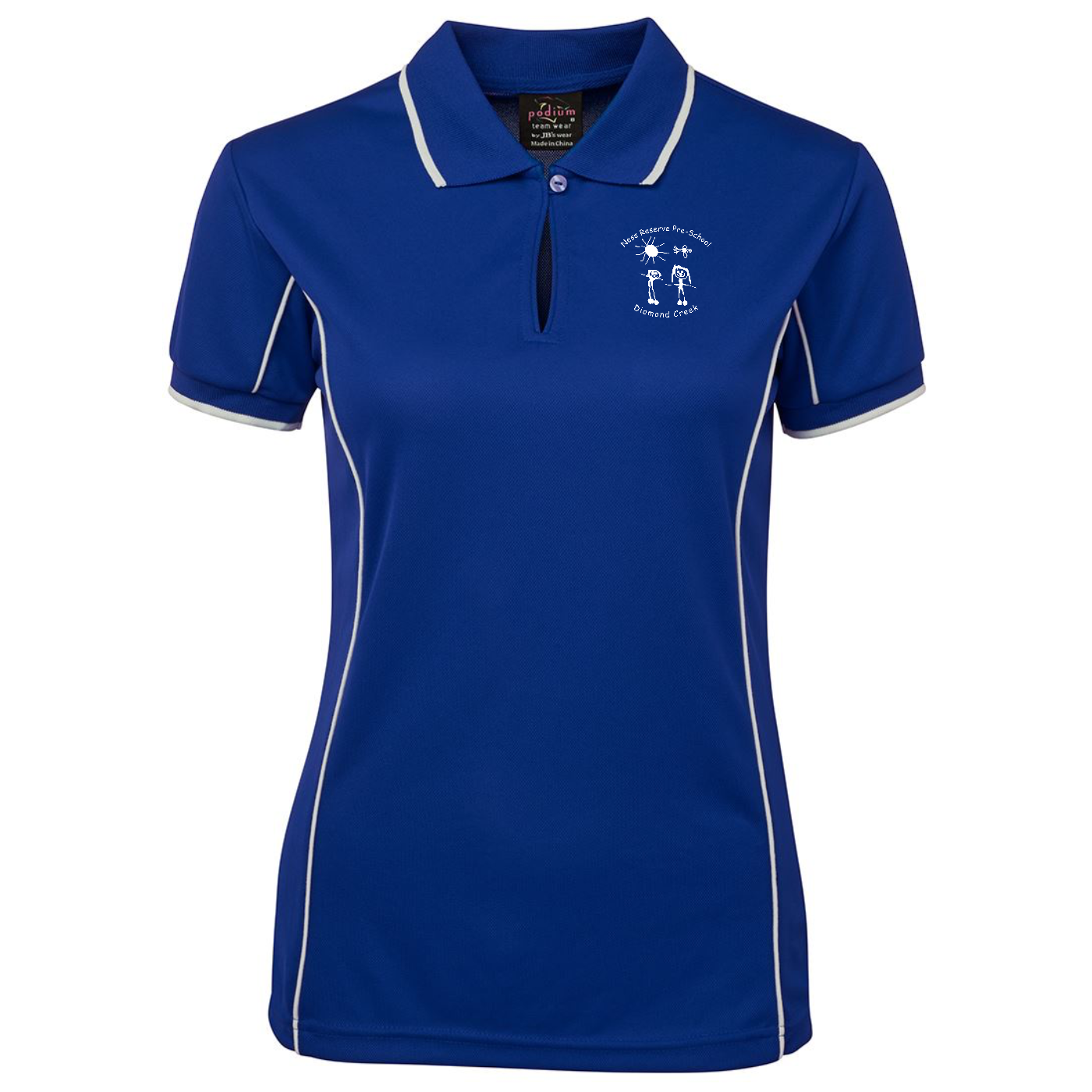 Ladies Fit Piping Polo