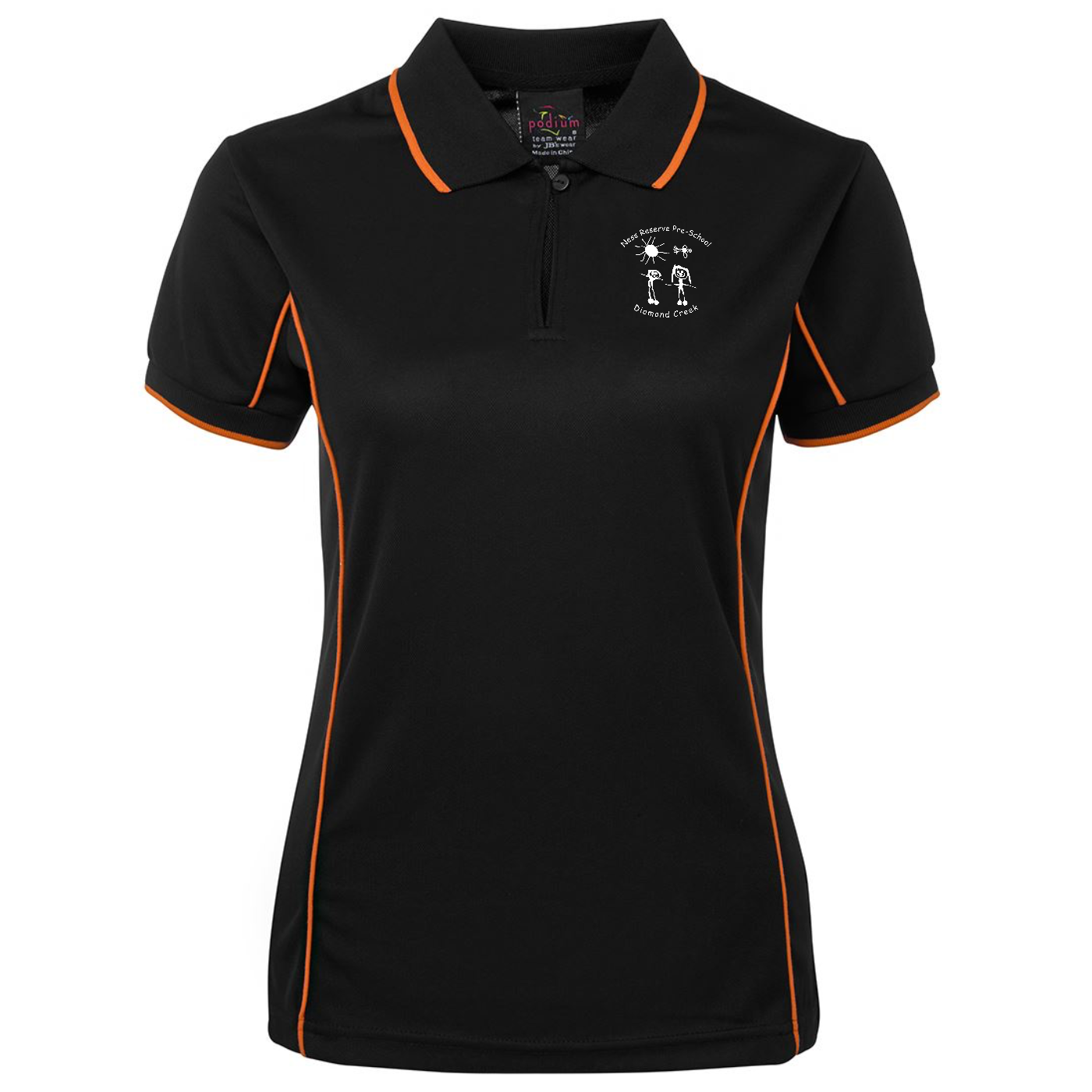 Ladies Fit Piping Polo