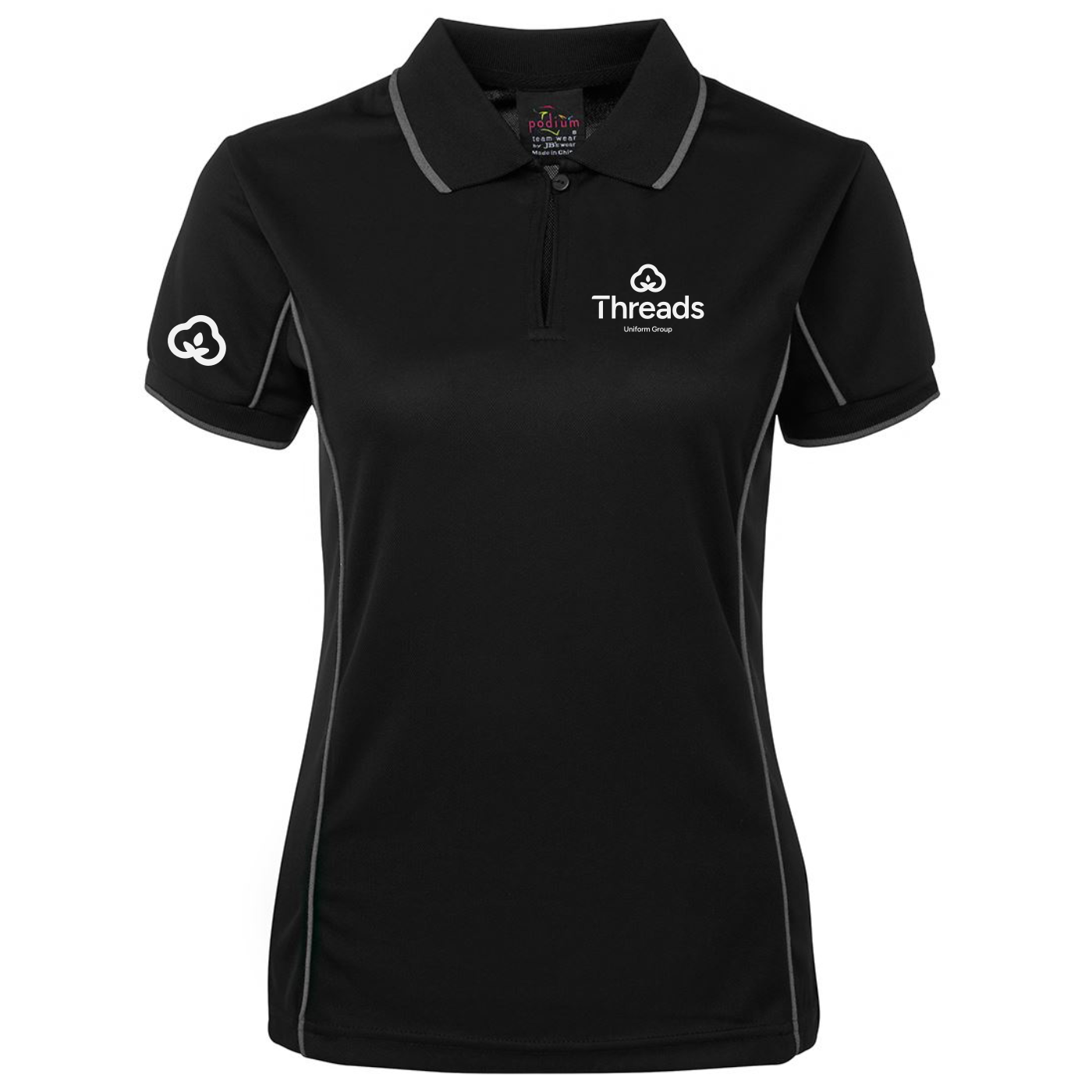 Ladies Fit Piping Polo - TUG