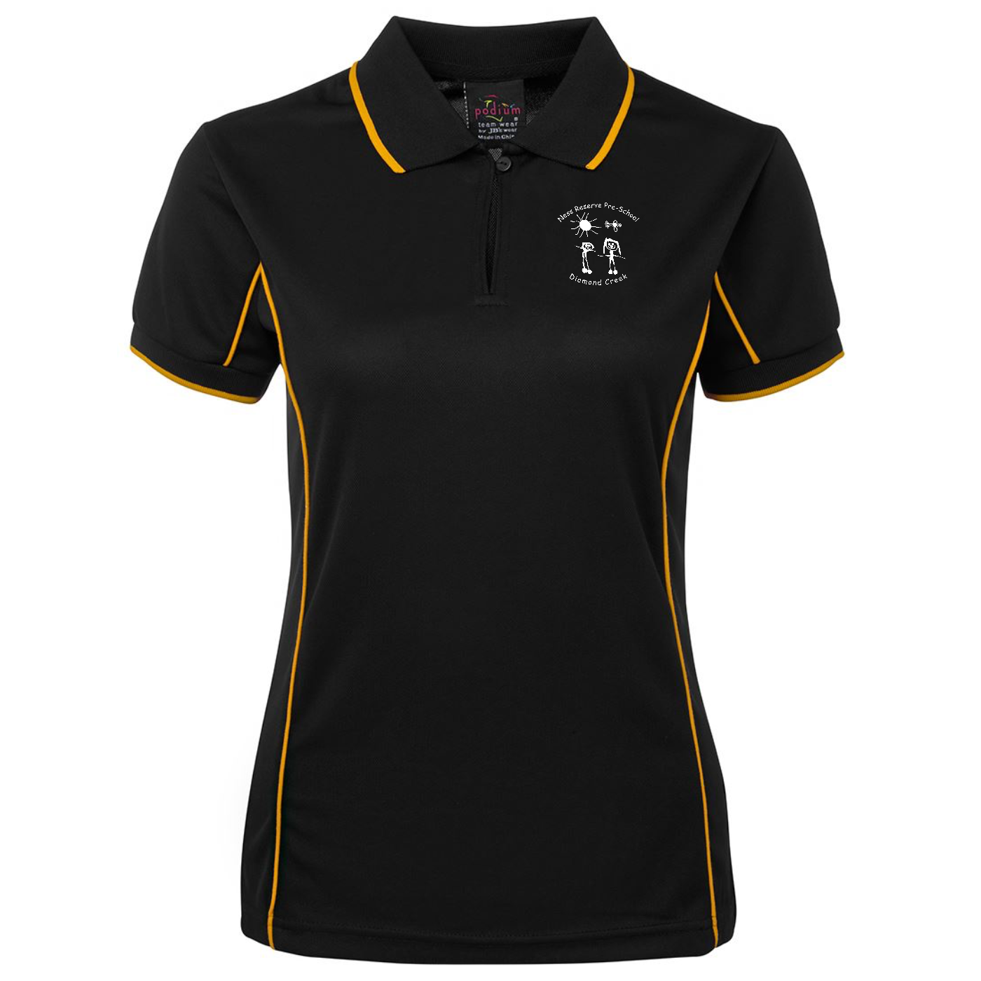 Ladies Fit Piping Polo